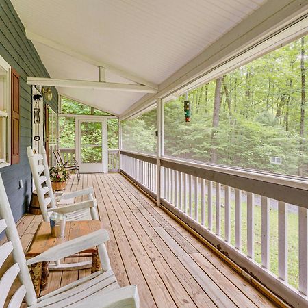 Secluded Cabin With Porch - 7 Miles To Lake Chatuge! Hayesville Buitenkant foto